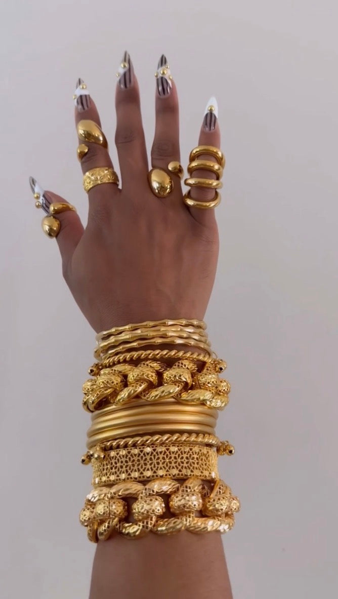 9pc Gold Plated Bundle Set