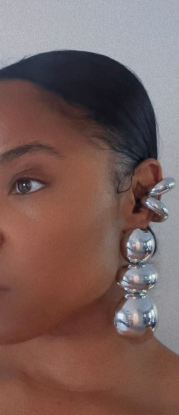 Serra Chrome Earrings