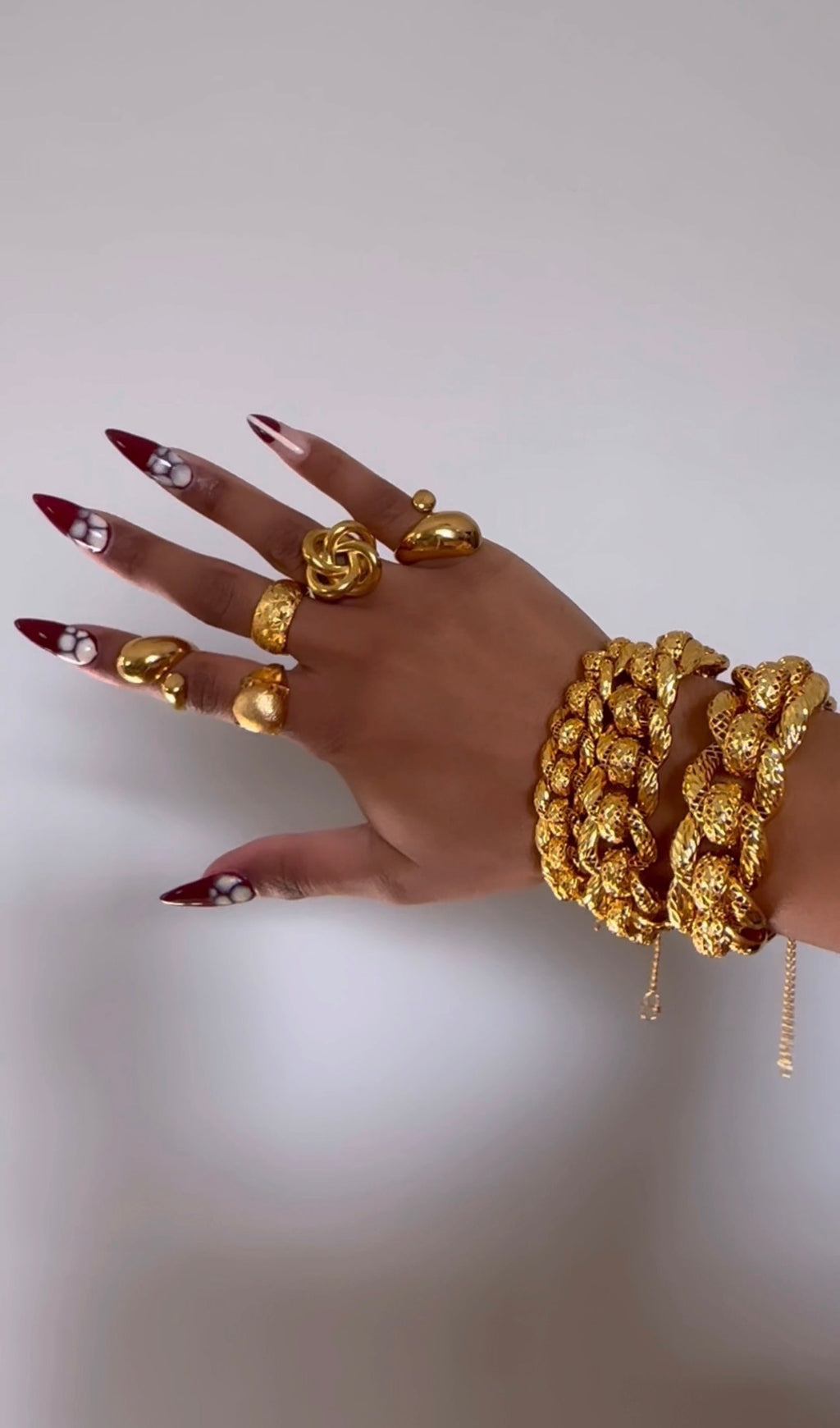 Chunky Double Cross Bracelet