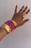 Pink Gemstone Bracelet