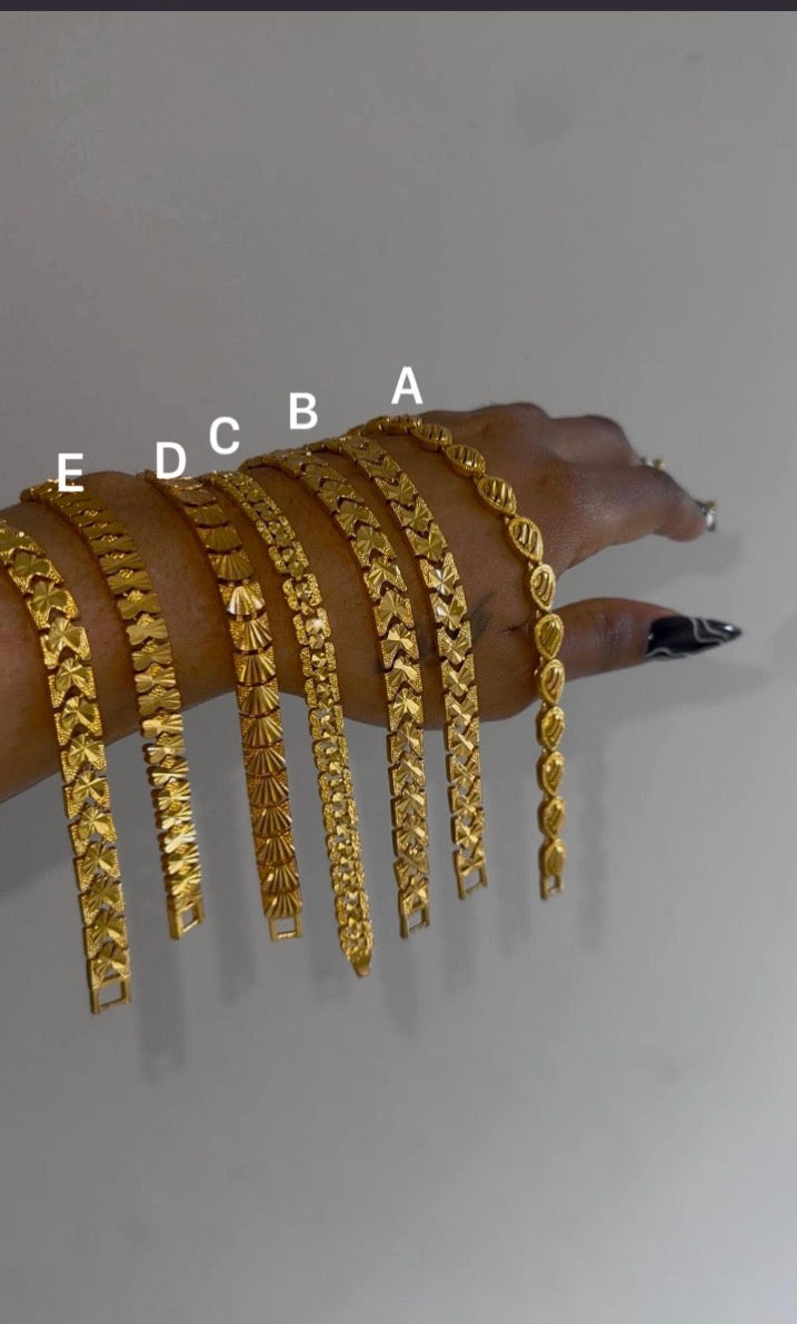 24k Gold Plated Bracelet