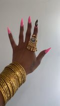 Peacock Heritage Statement Ring