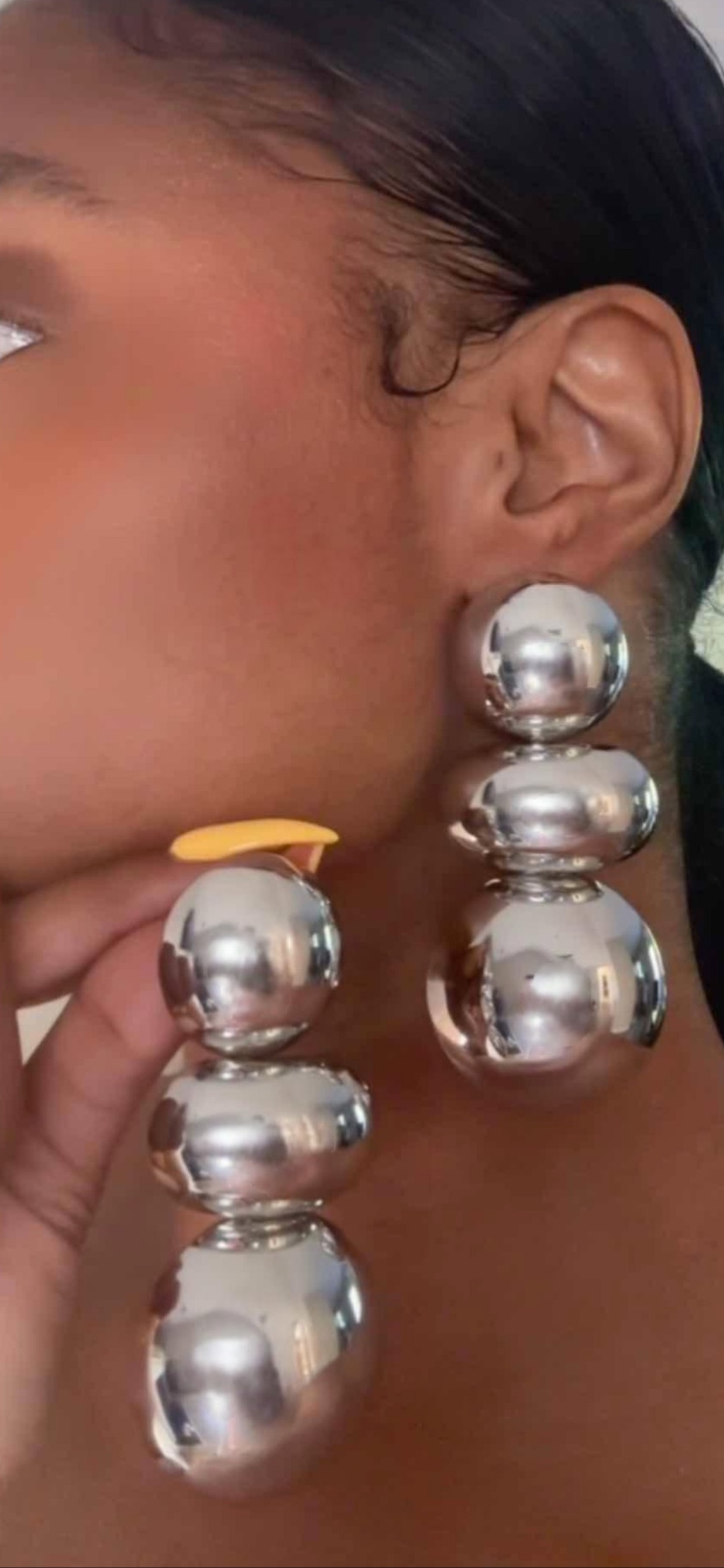 Serra Chrome Earrings