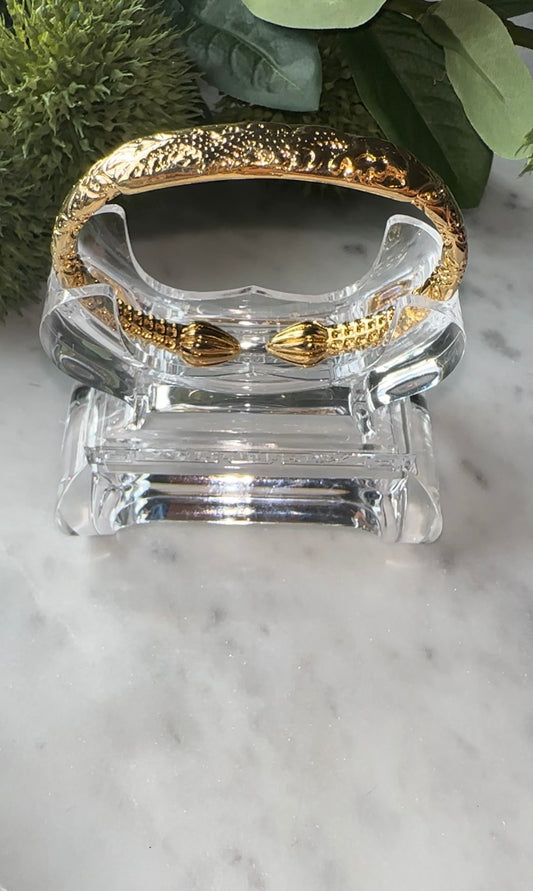 Double Tip Gold Bracelet