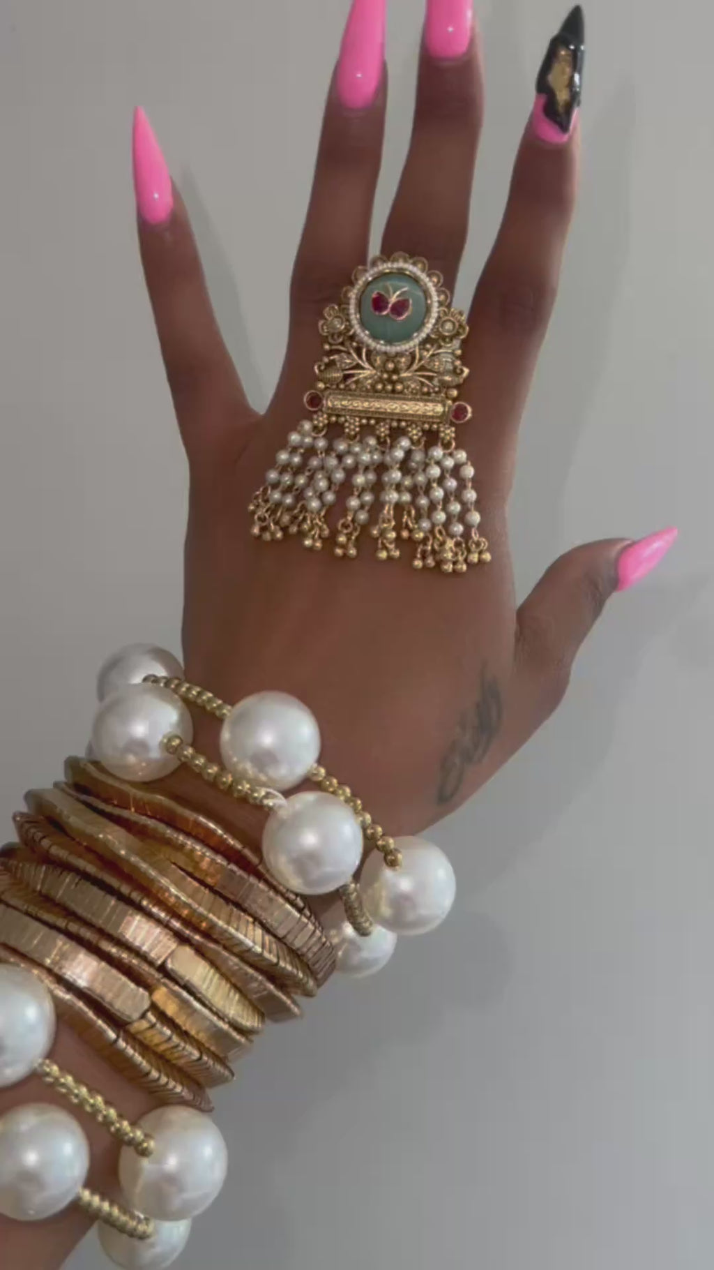 Pearl Heritage Statement Ring