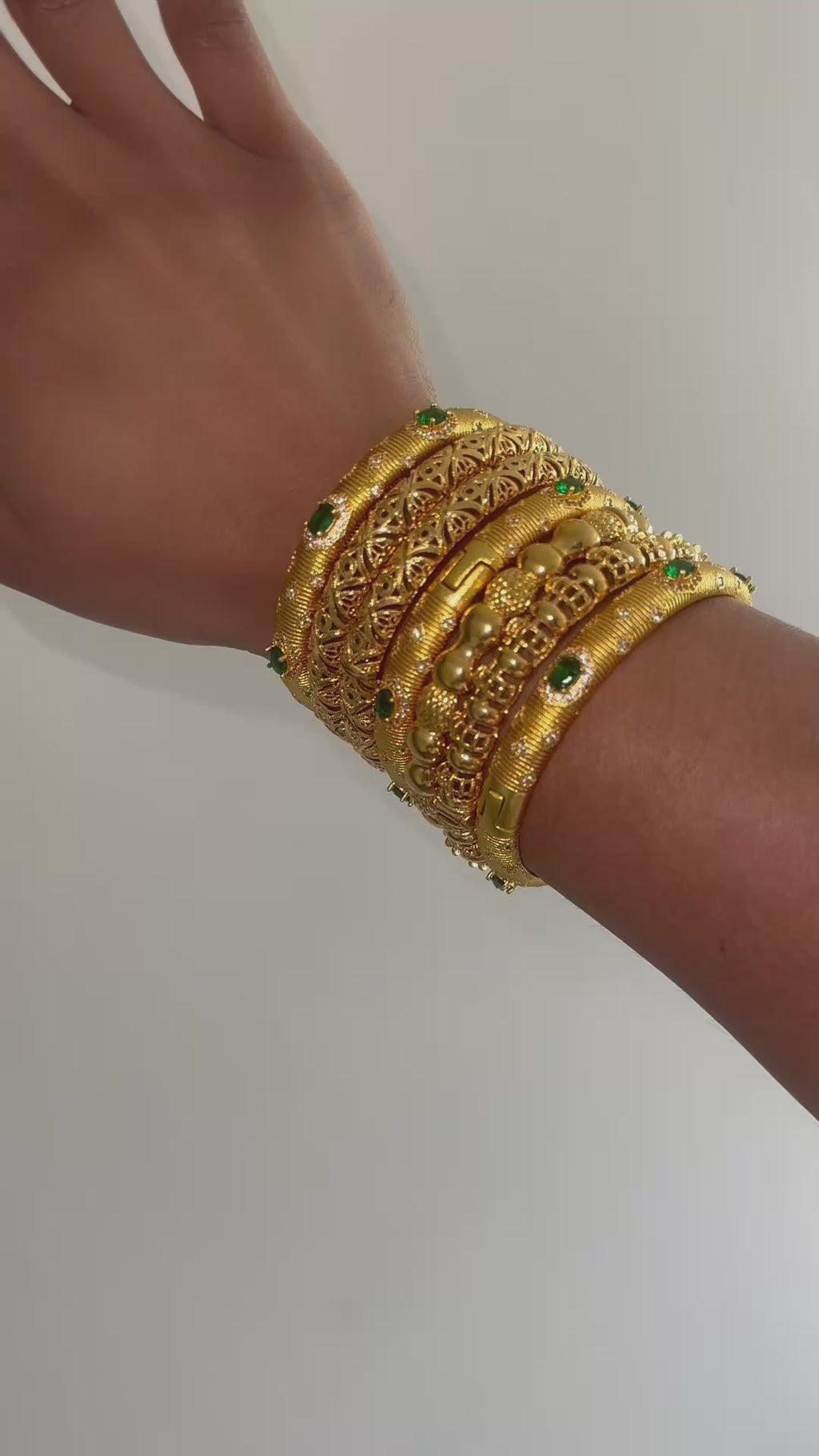 Dina 7pc Gold Plated Set