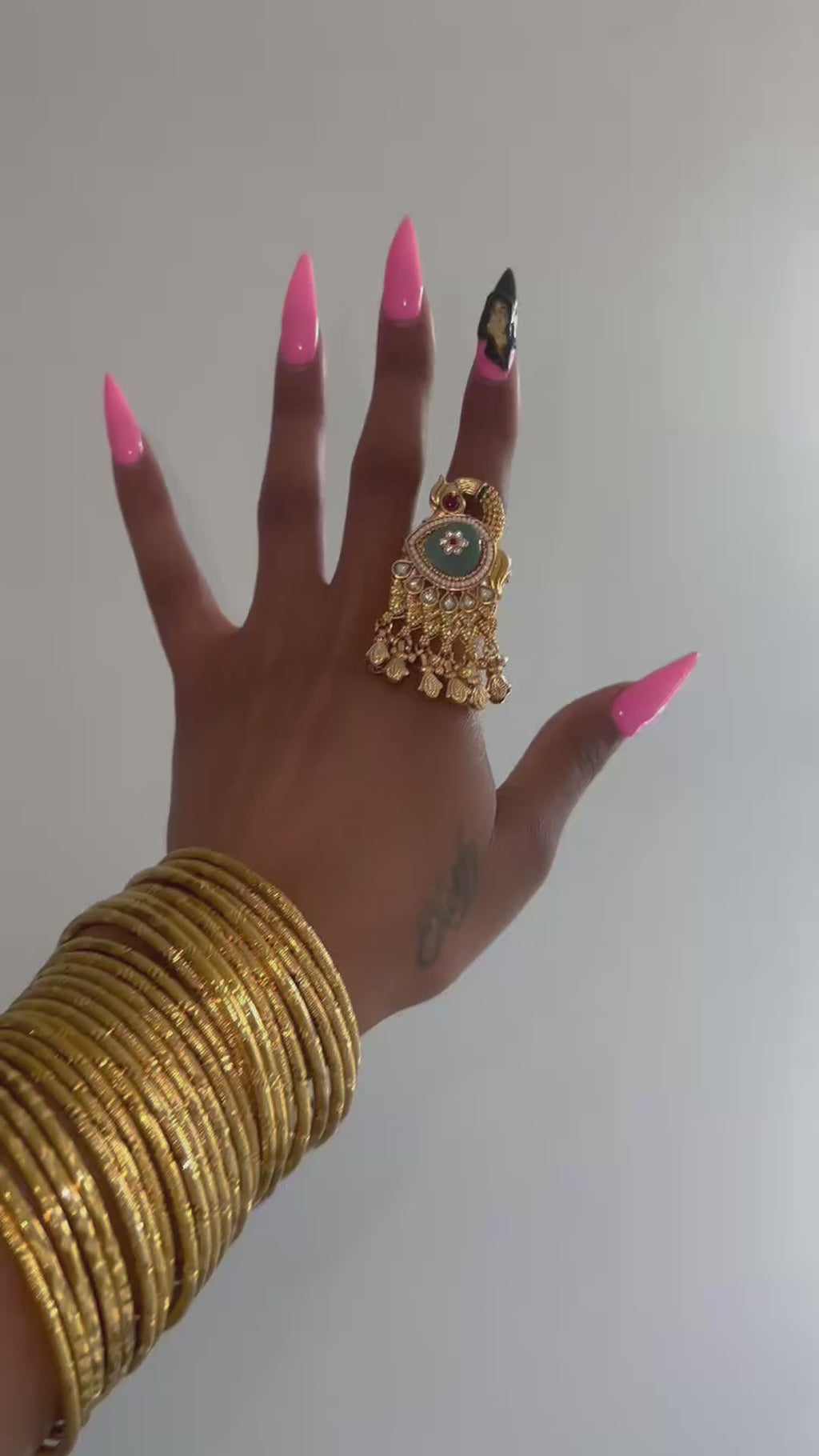 Peacock Heritage Statement Ring